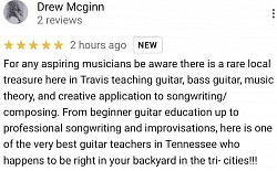 Google Business Review Guitar Teacher Guitar Instructor Guitar Lessons Travis Tad Russell
