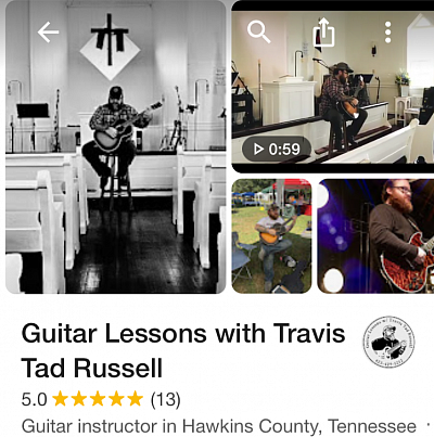Guitar Lessons Google Review Guitar Teacher Guitar Instructor Guitar Lessons Travis Tad Russell, Learn to play guitar, first lesson is free, Guitar, Lessons, Rogersville, Kingsport, Church Hill, Mt. Carmel, Surgoinsville, Tennessee, go VOLS, GO, BIG, ORANGE, UNIVERSITY OF TENNESSEE, ELECTRIC GUITAR, ACOUSTIC GUITAR, GUITAR INSTRUCTOR, GUITAR TEACHER,  BEGINNER, GUITAR LESSONS, INTERMEDIATE, GUITAR LESSONS, ADVANCED GUITAR LESSONS
